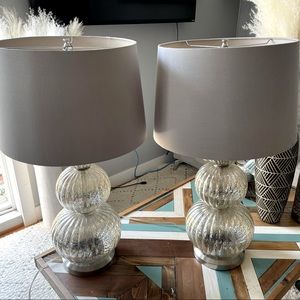 Pair of 2 brand new large lamps